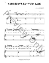 Somebody's Got Your Back piano sheet music cover